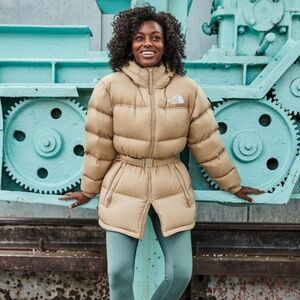 The North Face Nuptse Belted Mid Jacket